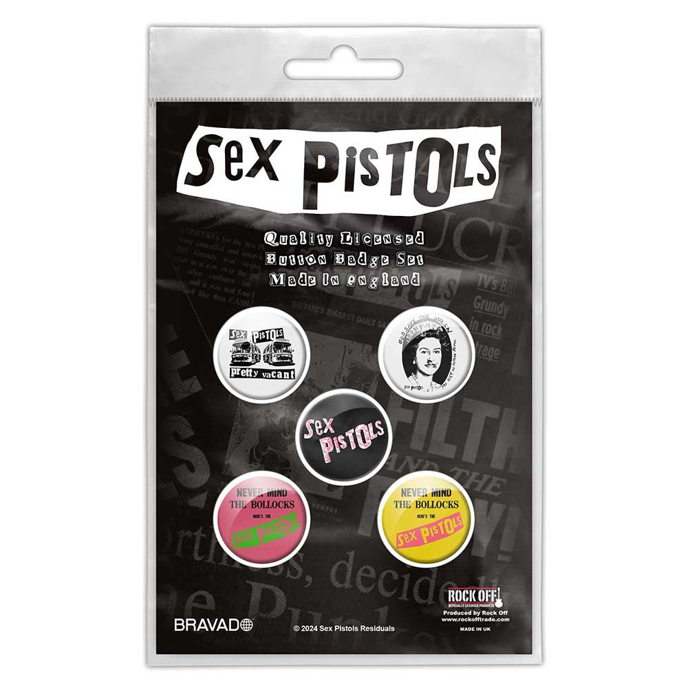 SEX PISTOLS - Never Mind The B**** Button Badge Pack