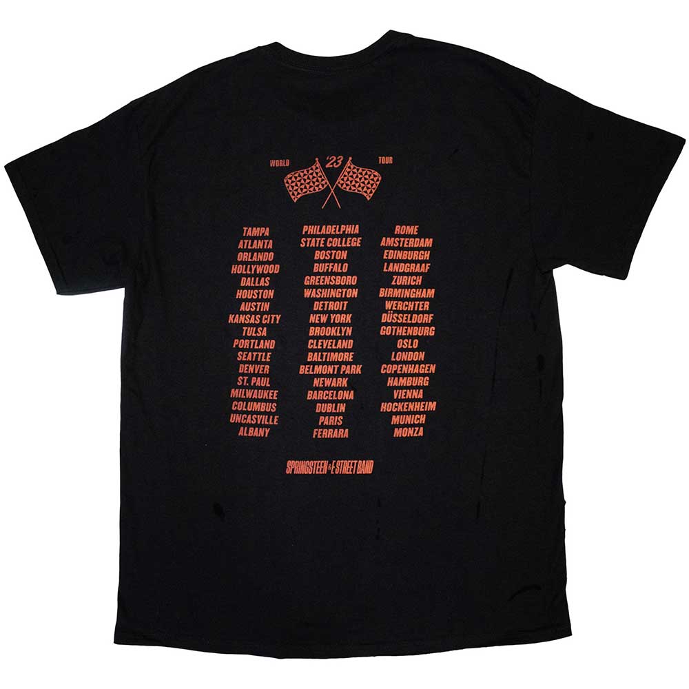 BRUCE SPRINGSTEEN - Tour '23 Band Photo Back Print (Ex-Tour) T-Shirt