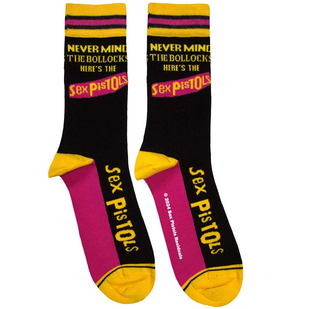 SEX PISTOLS - Never Mind The Bollocks Stripes Socks (7-11)