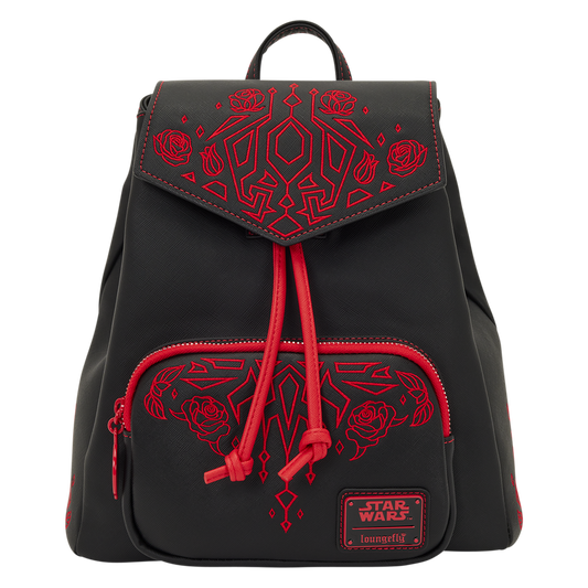 LOUNGEFLY : STAR WARS - Darth Maul Drawstring Mini Backpack