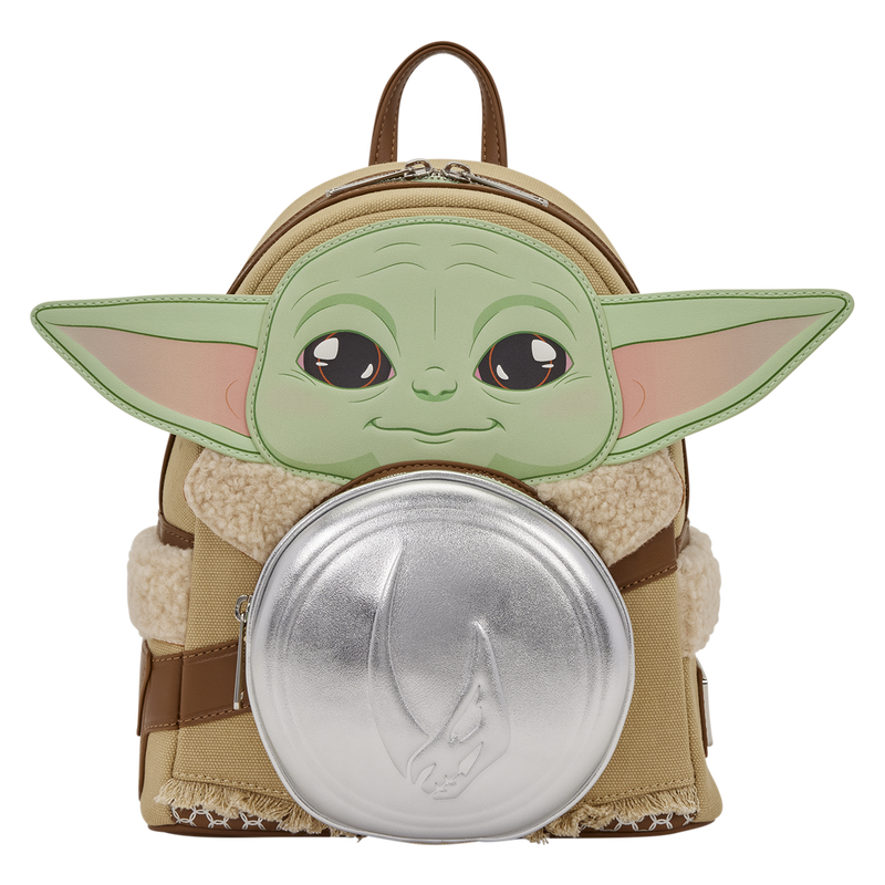 LOUNGEFLY : STAR WARS - Mandalorian Grogu & Anzellan Mini Backpack