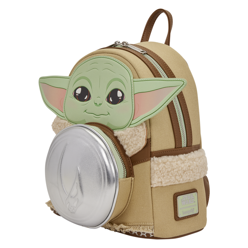 LOUNGEFLY : STAR WARS - Mandalorian Grogu & Anzellan Mini Backpack