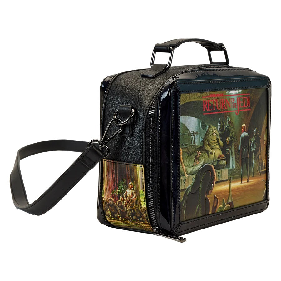 LOUNGEFLY : STAR WARS - Return Of The Jedi Lunch Box Crossbody Bag