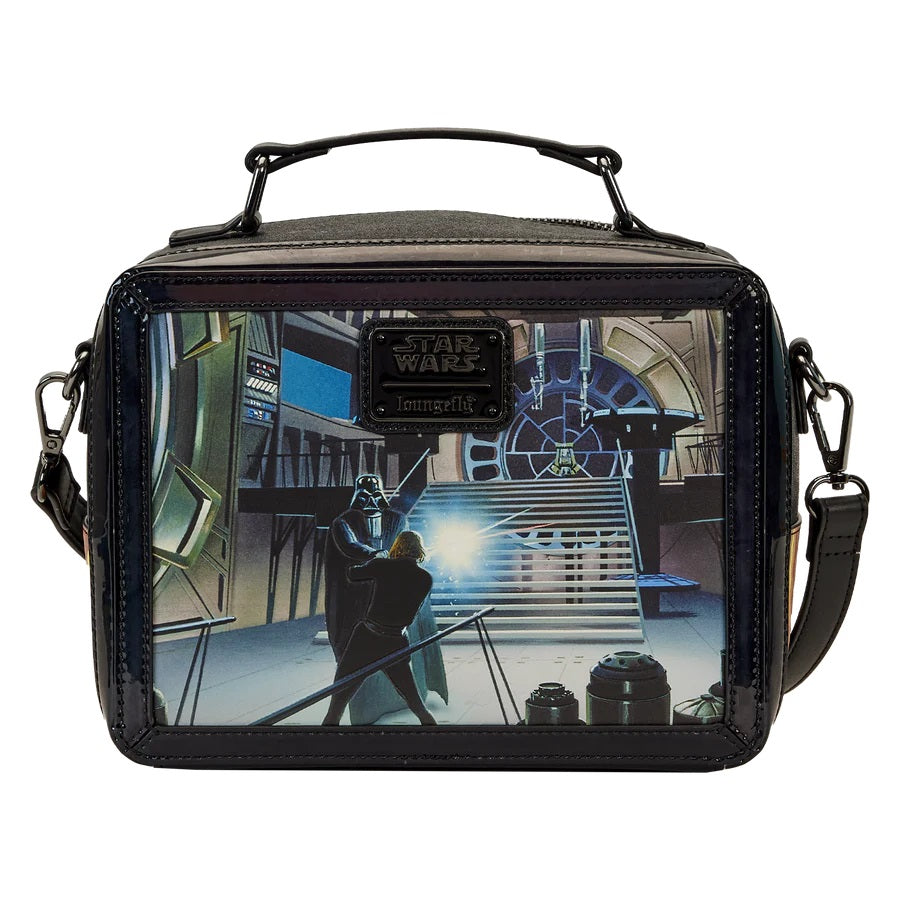 LOUNGEFLY : STAR WARS - Return Of The Jedi Lunch Box Crossbody Bag