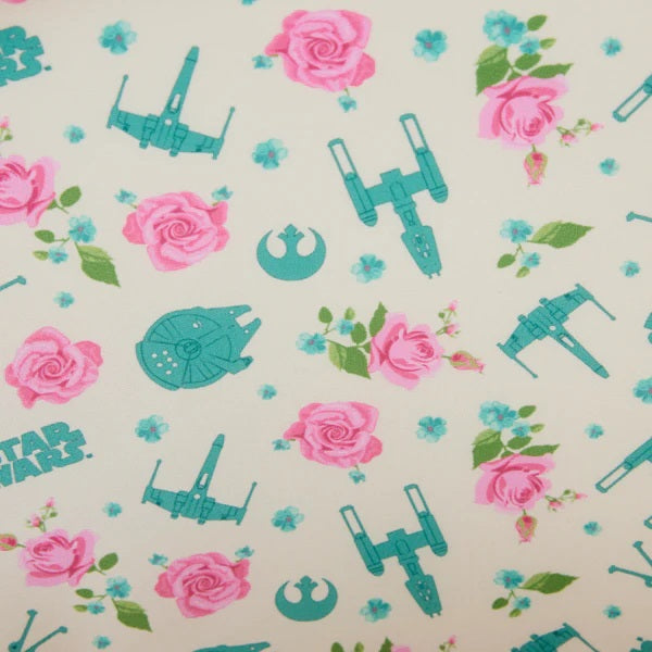 LOUNGEFLY : STAR WARS - Floral Rebel Convertible Crossbody Bag