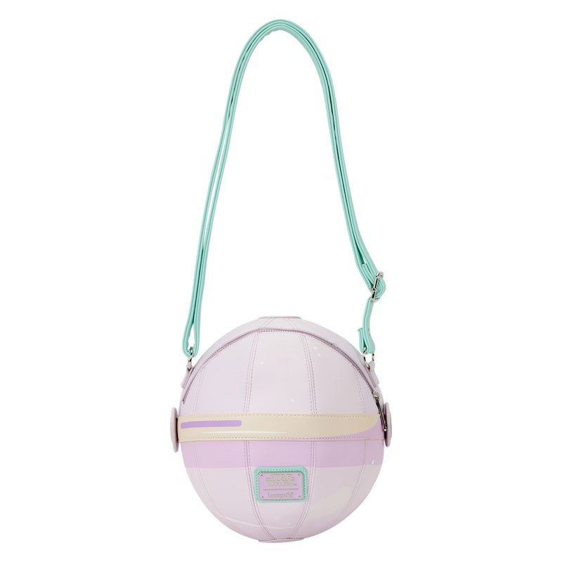 LOUNGEFLY : STAR WARS - Mandalorian Grogu Figural Pod Plush Crossbody Bag