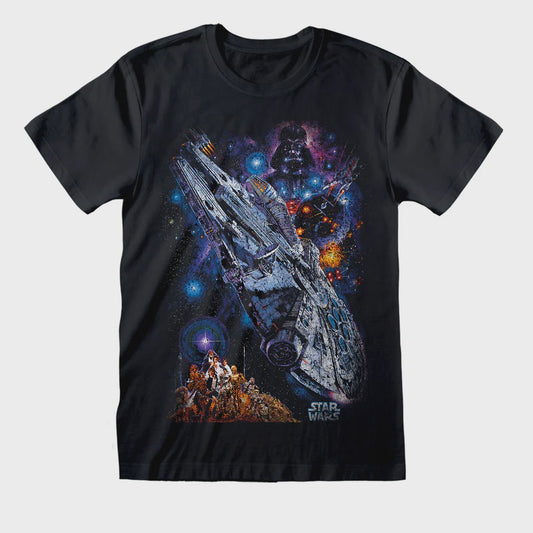STAR WARS - Galaxy Ship Poster T-Shirt