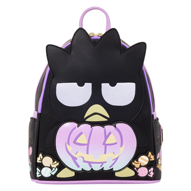 LOUNGEFLY : SANRIO - Badtz-Maru Pumpkin Light-Up Cosplay Mini Backpack