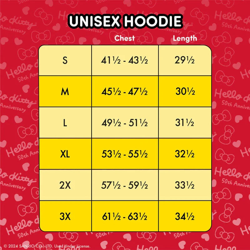 LOUNGEFLY : SANRIO - Hello Kitty 50th Anniversary Hoodie