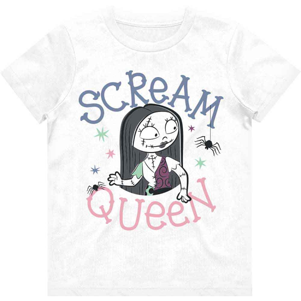 NIGHTMARE BEFORE CHRISTMAS - Scream Queen White Kids T-Shirt