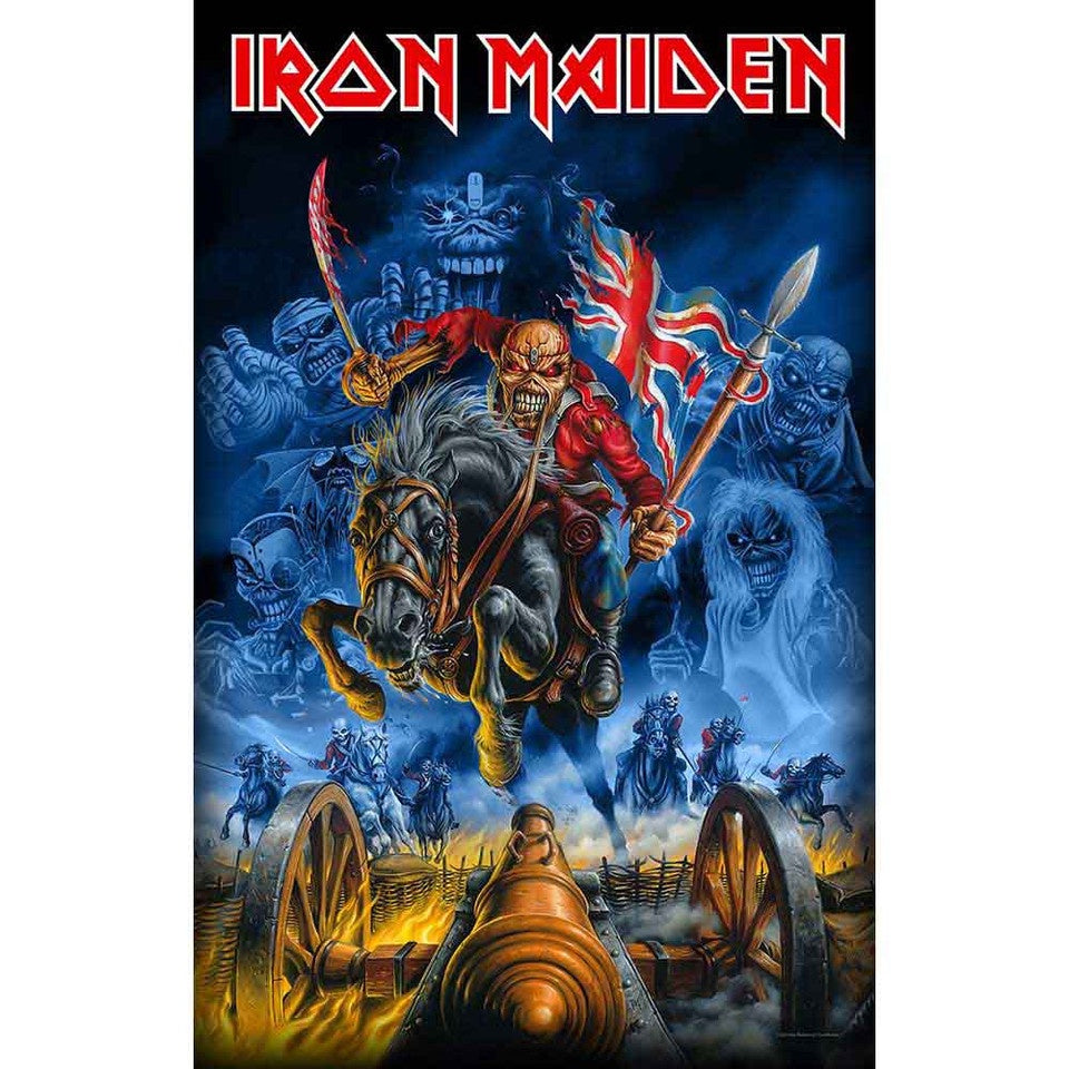 IRON MAIDEN - England Textile Poster