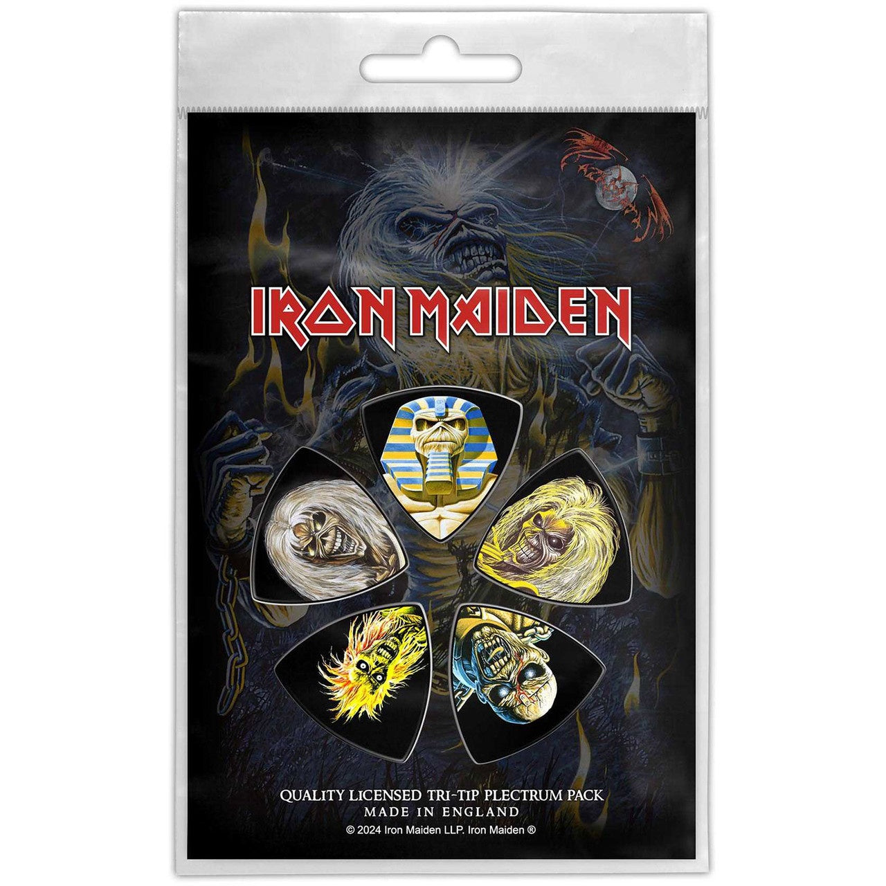 IRON MAIDEN - Classic Albums Tri-Tip Plectrum Pack