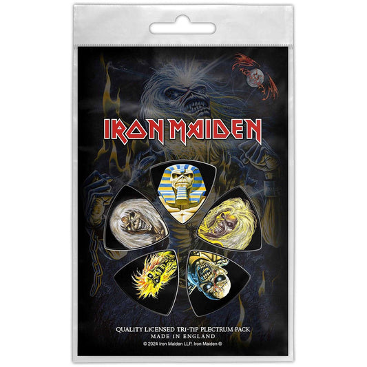 IRON MAIDEN - Classic Albums Tri-Tip Plectrum Pack