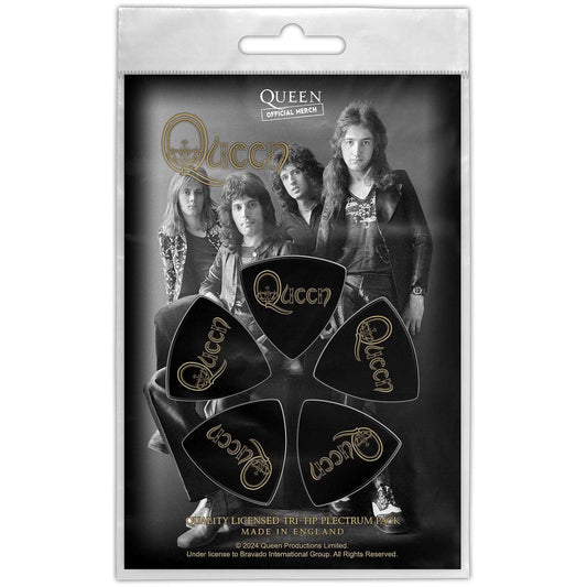 QUEEN - Logo Tri-Tip Plectrum Pack