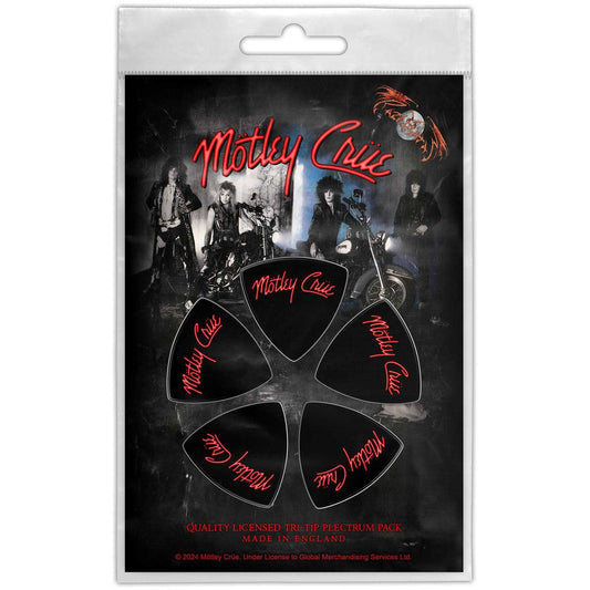MOTLEY CRUE - Logo Tri-Tip Plectrum Pack
