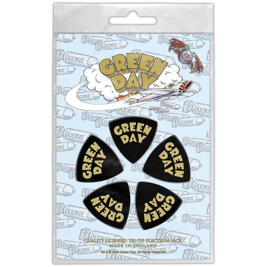 GREEN DAY - Dookie Logo Tri-Tip Plectrum Pack