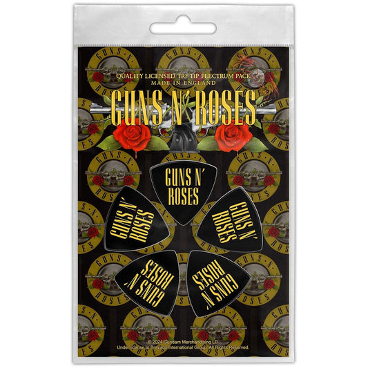GUNS N' ROSES - Logo Tri-Tip Plectrum Pack