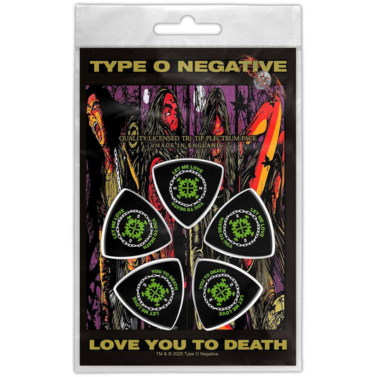 TYPE O NEGATIVE - Love You To Death Tri-Tip Plectrum Pack