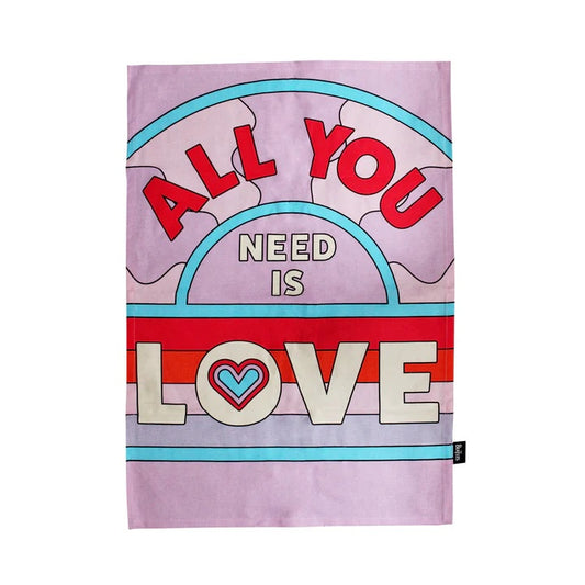 BEATLES - All You Need Is Love Tea Towel