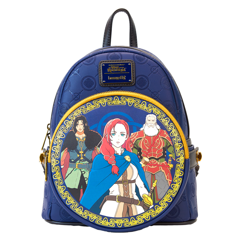 LOUNGEFLY : WARNER BROTHERS - Lord Of The Rings War Of The Rohirrim Mini Backpack With Bum Bag