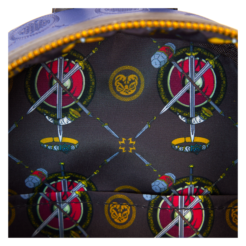 LOUNGEFLY : WARNER BROTHERS - Lord Of The Rings War Of The Rohirrim Mini Backpack With Bum Bag