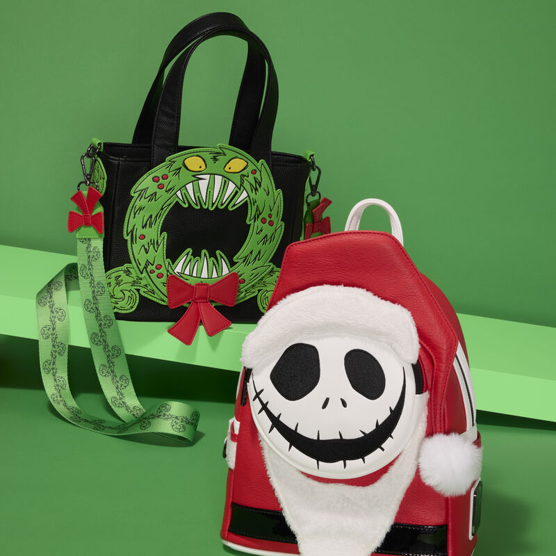 LOUNGEFLY : NIGHTMARE BEFORE CHRISTMAS - Jack Sandy Claws Cosplay Mini Backpack