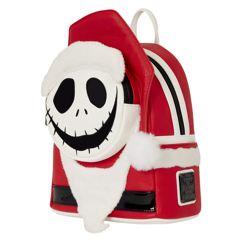 LOUNGEFLY : NIGHTMARE BEFORE CHRISTMAS - Jack Sandy Claws Cosplay Mini Backpack