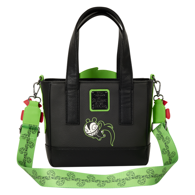 LOUNGEFLY : NIGHTMARE BEFORE CHRISTMAS - Man Eating Wreath Mini Tote Bag