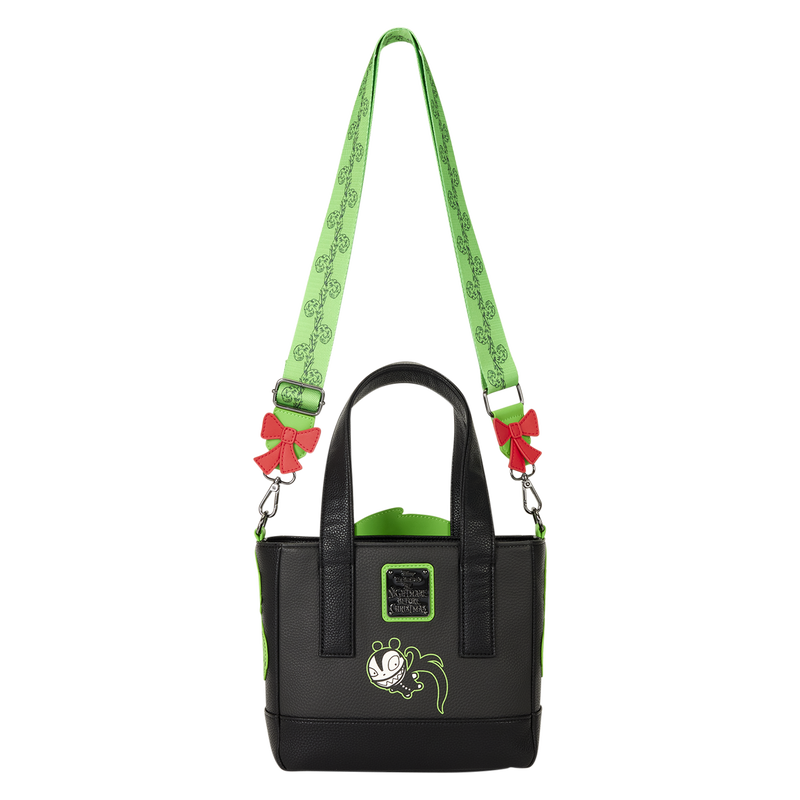 LOUNGEFLY : NIGHTMARE BEFORE CHRISTMAS - Man Eating Wreath Mini Tote Bag