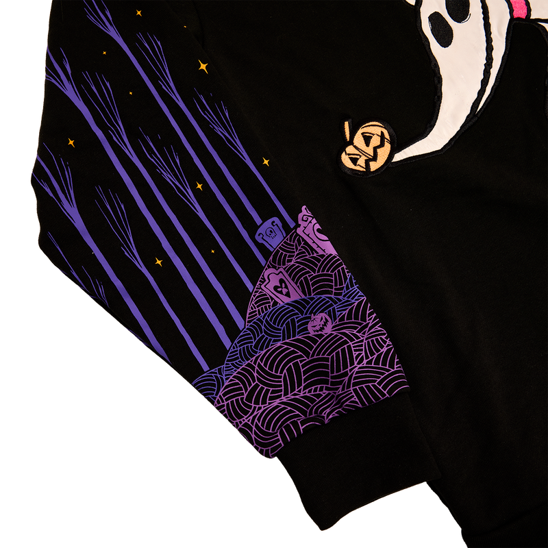 LOUNGEFLY : NIGHTMARE BEFORE CHRISTMAS - Zero Graveyard Glow Hoodie