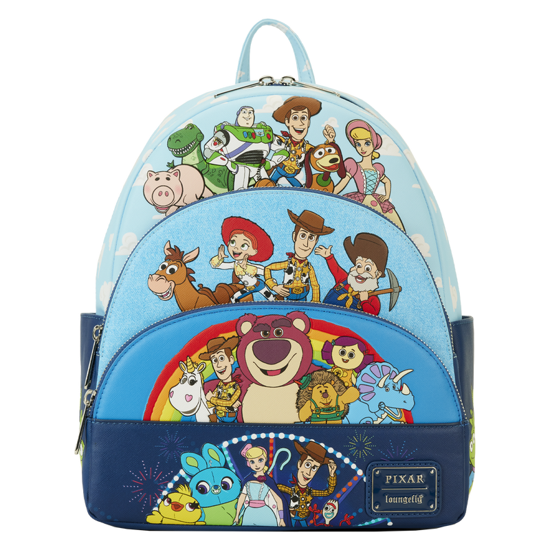 LOUNGEFLY : DISNEY PIXAR - Toy Story Movie Collab Triple Pocket Mini Backpack