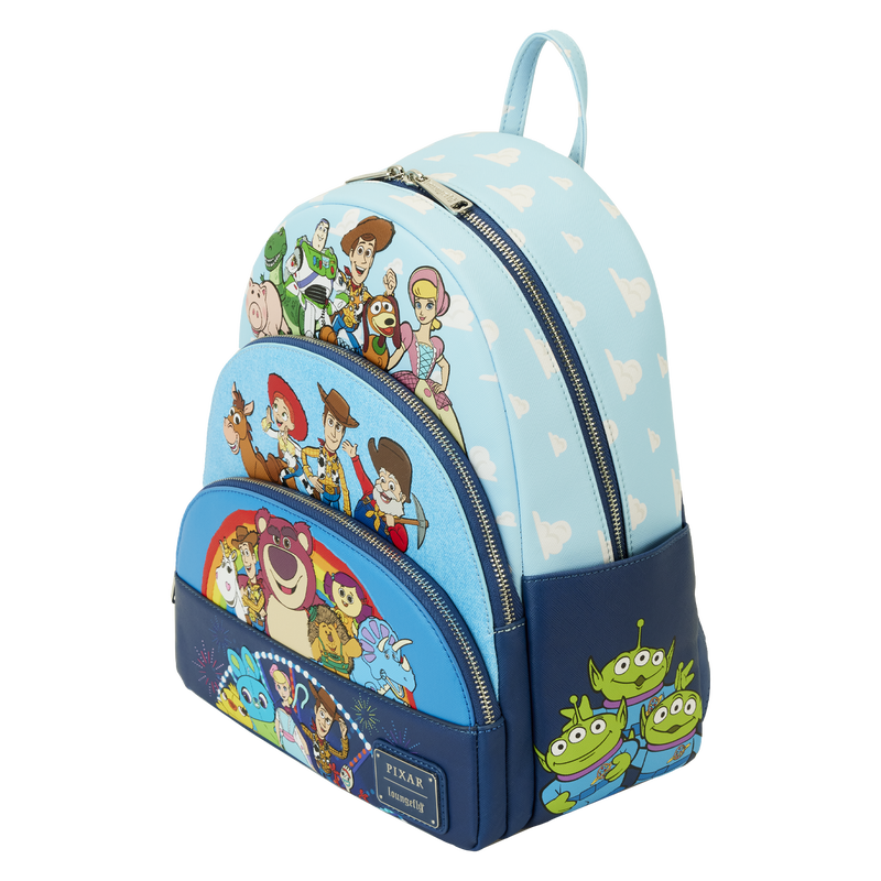 LOUNGEFLY : DISNEY PIXAR - Toy Story Movie Collab Triple Pocket Mini Backpack