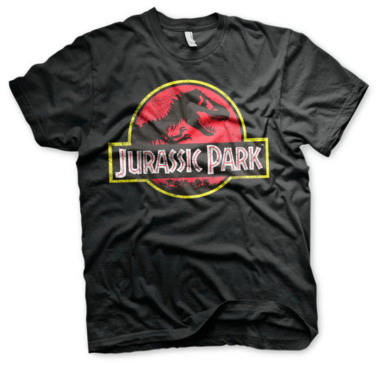 JURASSIC PARK - Distressed Logo T-Shirt