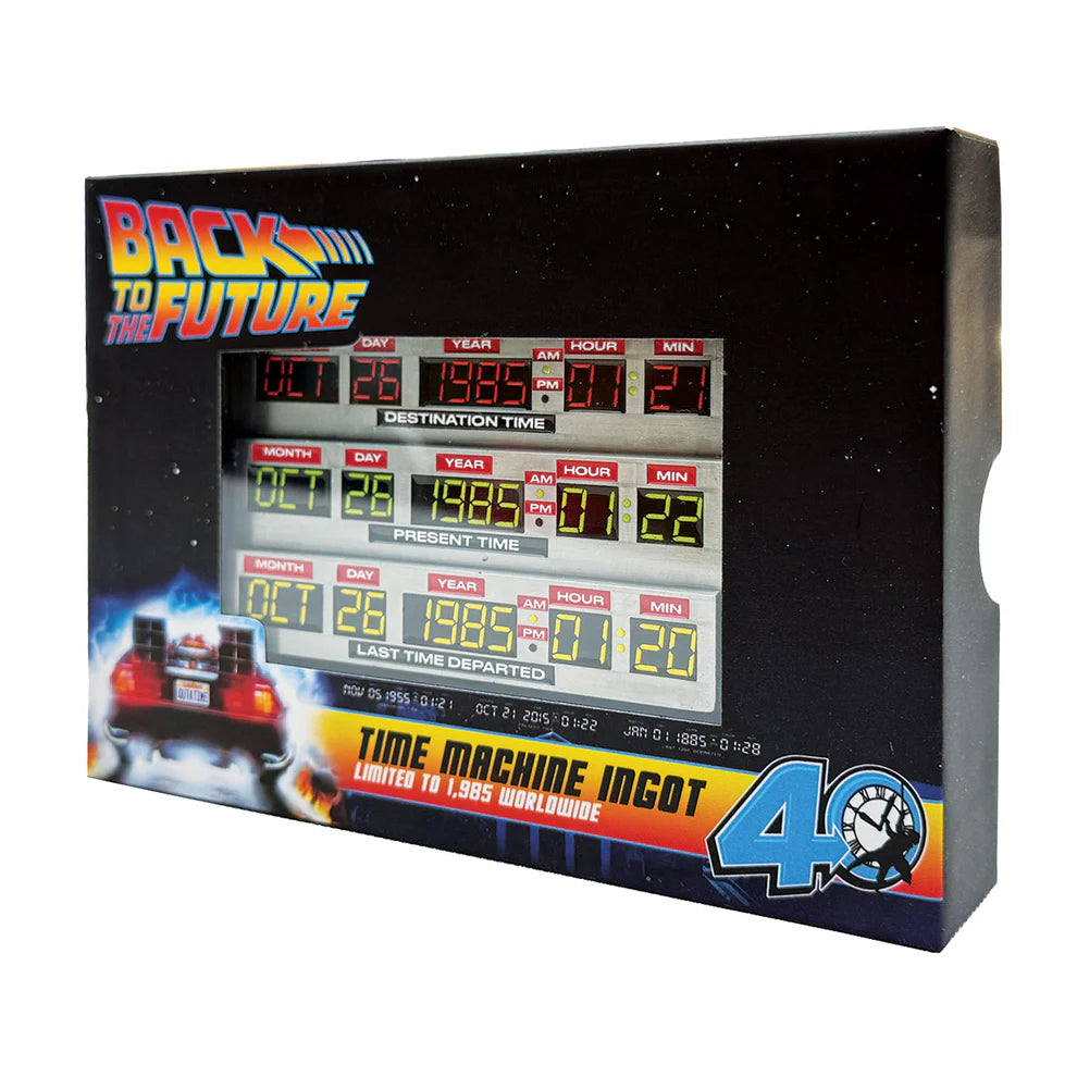 BACK TO THE FUTURE - 40th Anniversary Time Circuits Ingot