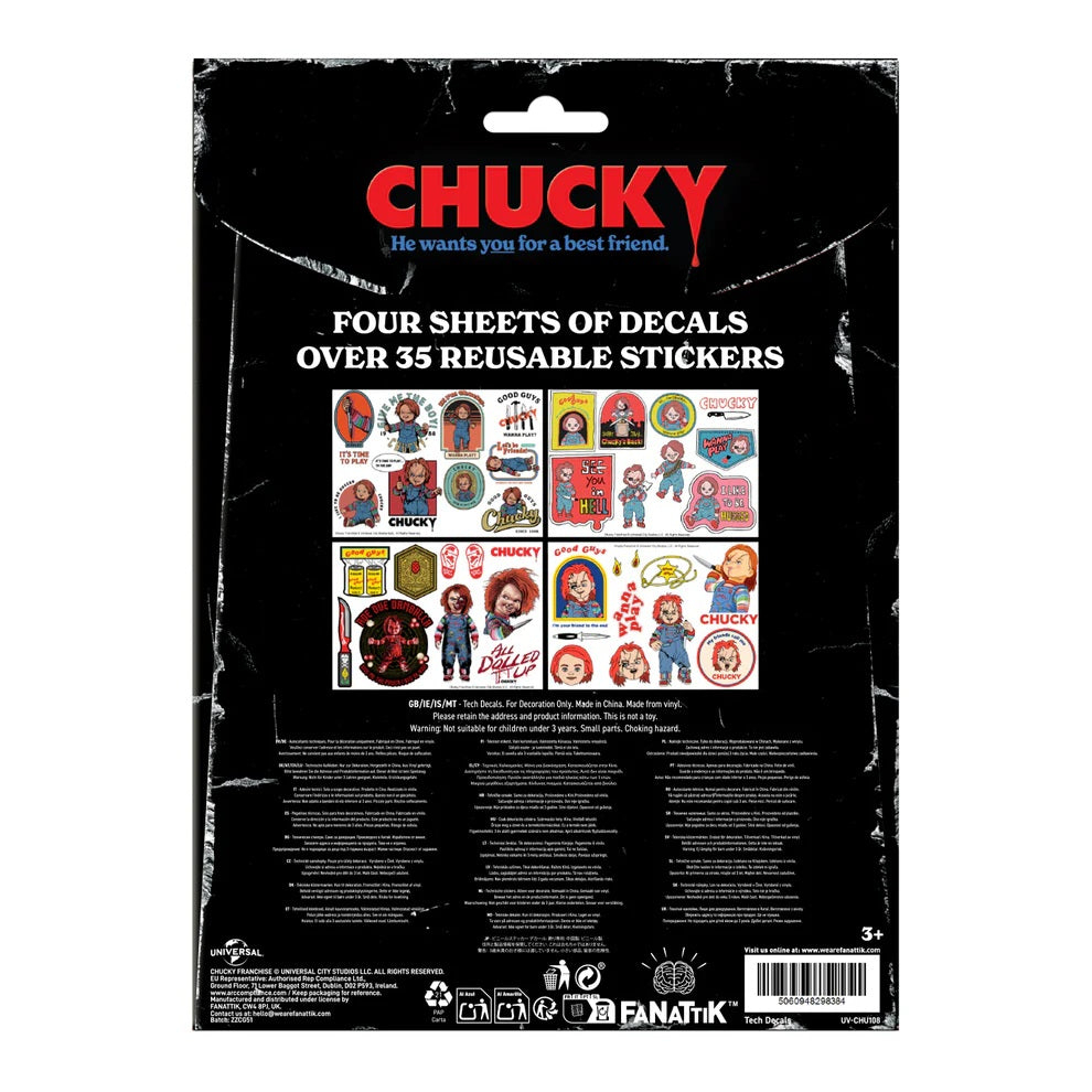 CHILD'S PLAY - Chucky Tech Decals