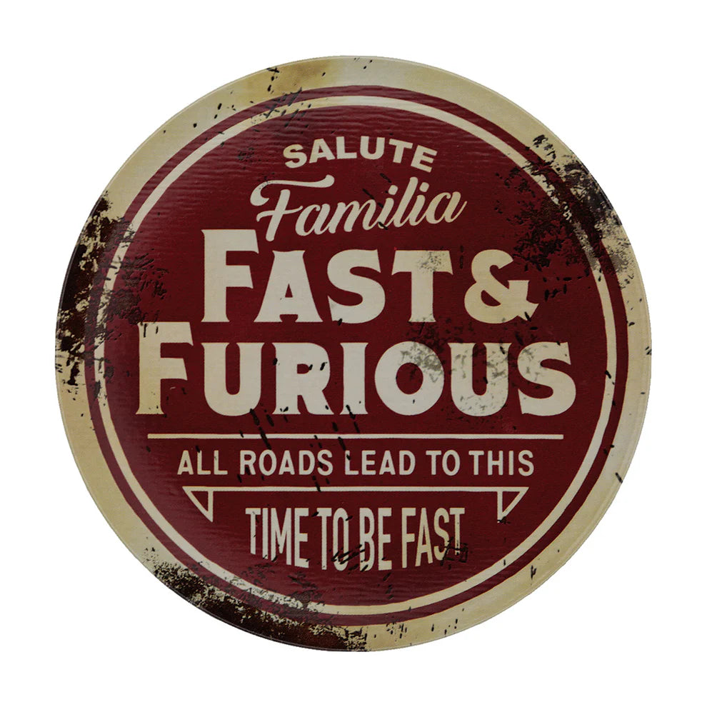 FAST & FURIOUS - Set Of 4 Vintage Style Coasters