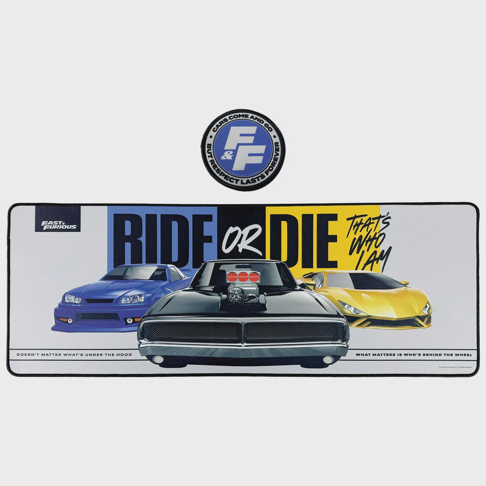 FAST & FURIOUS - 'Ride Or Die' Desk Mat & Coaster Set