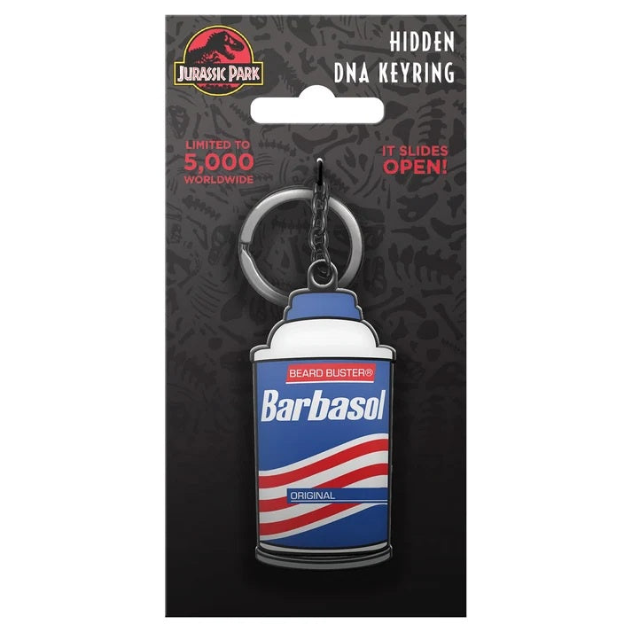 JURASSIC PARK - Sliding Barbasol Can Keyring