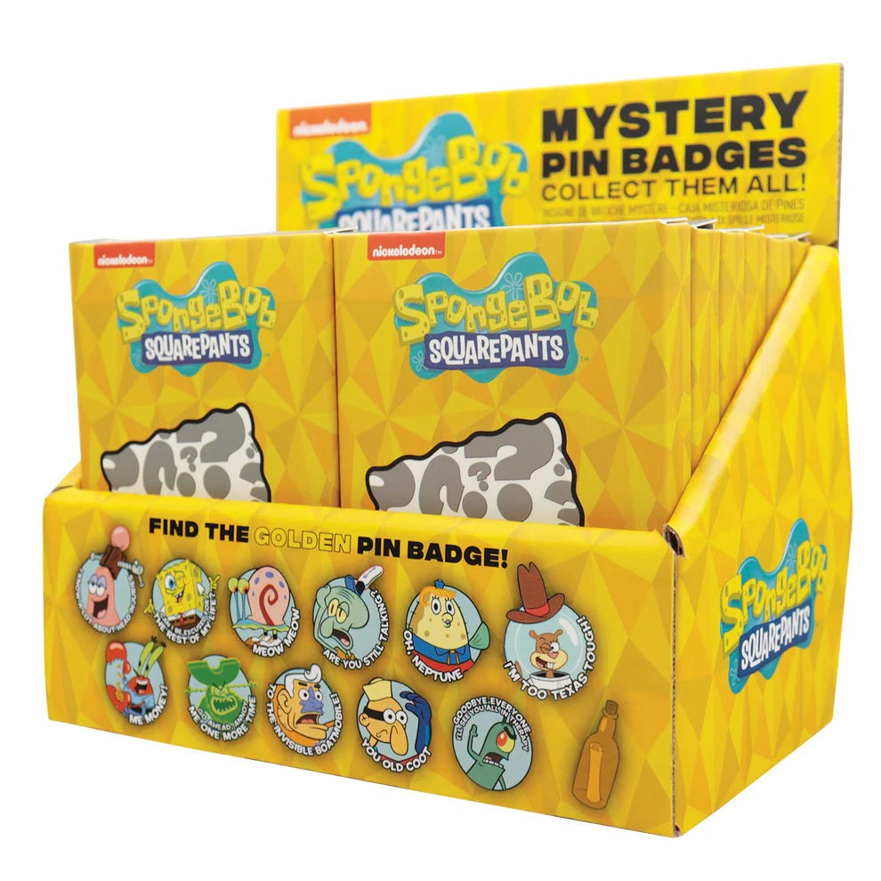 SPONGEBOB SQUARPANTS - Character Fanattik Blind Box Mystery Pin Badge (1)