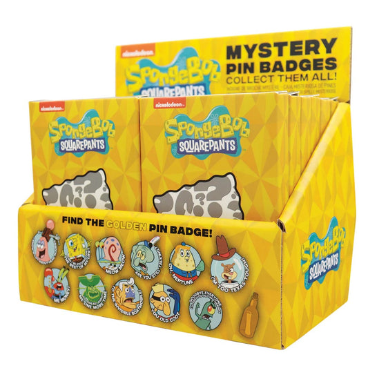 SPONGEBOB SQUARPANTS - Character Fanattik Blind Box Mystery Pin Badge (1)