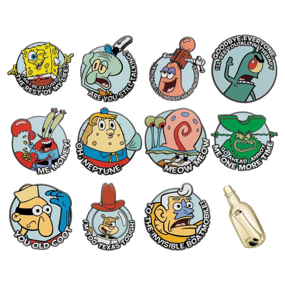 SPONGEBOB SQUARPANTS - Character Fanattik Blind Box Mystery Pin Badge (1)