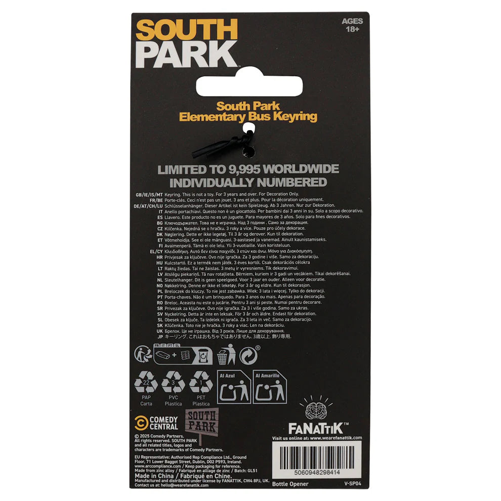 SOUTH PARK - School Bus Keyring