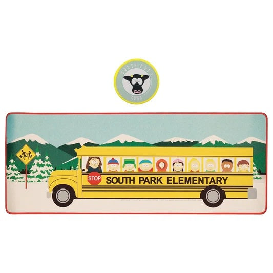 SOUTH PARK - Elementary School Bus Desk Mat & Coaster Set