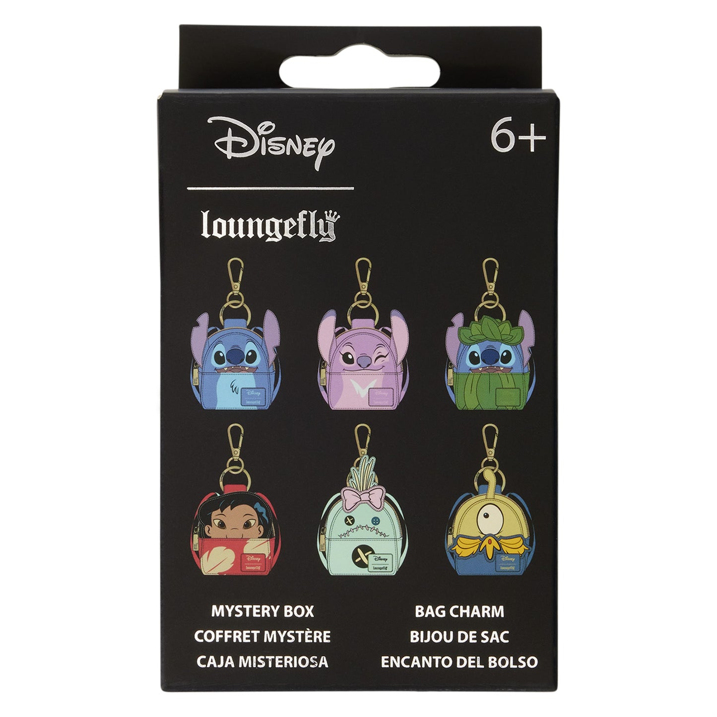 LOUNGEFLY : DISNEY - Lilo & Stitch Blind Box Mystery Bag Charm
