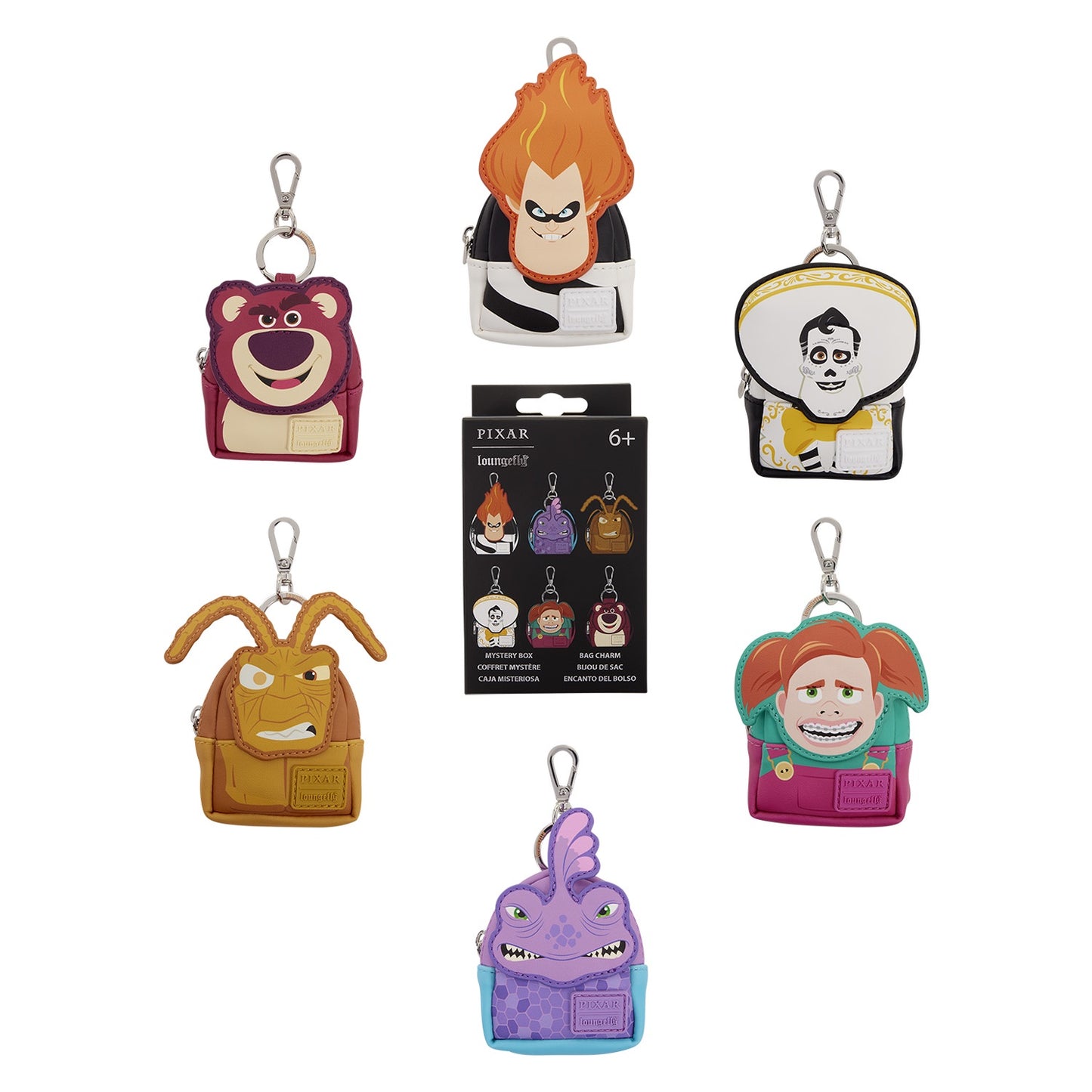 LOUNGEFLY : DISNEY PIXAR - Rivals Mystery Mini Backpack Charm (1)
