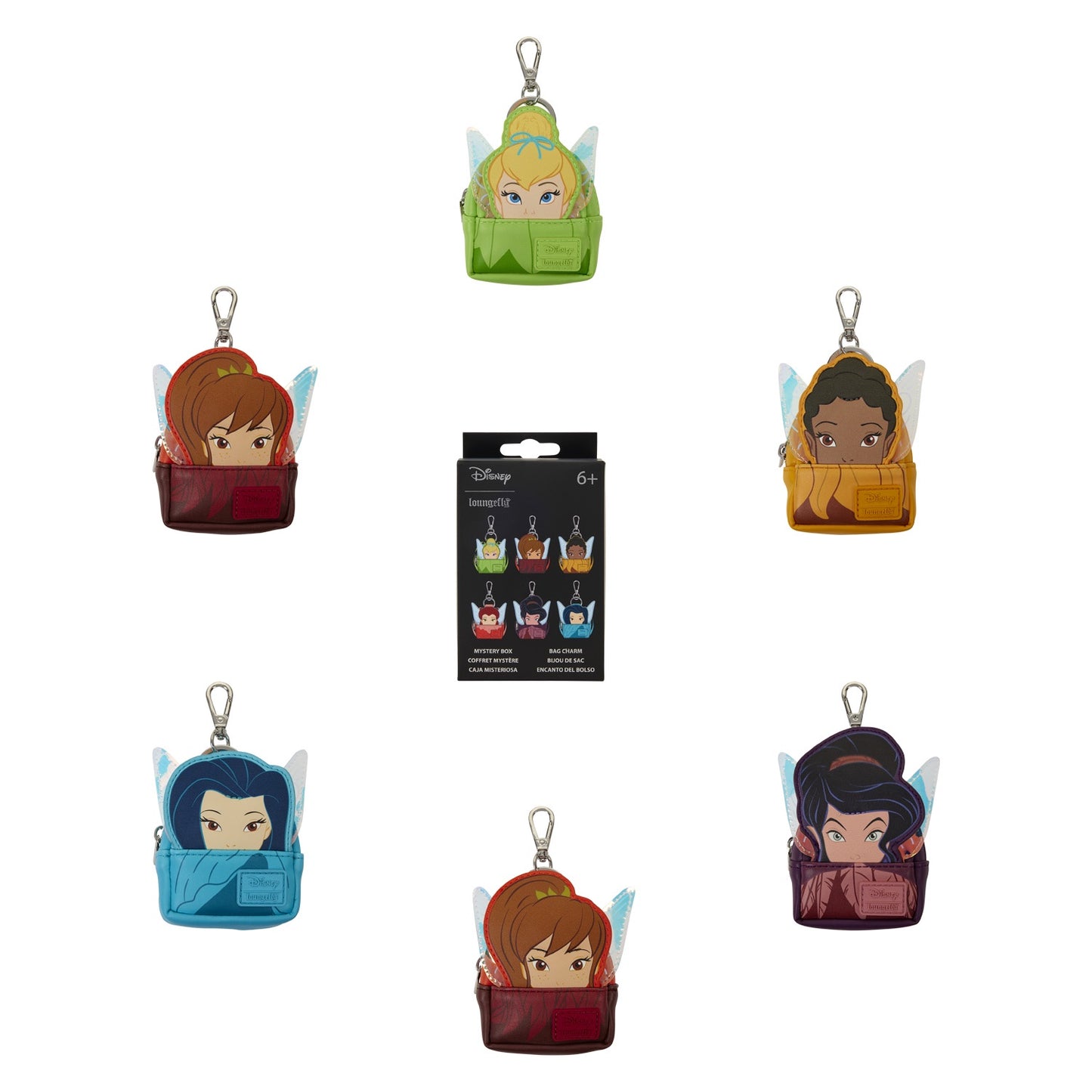 LOUNGEFLY : DISNEY - Tinkerbell Fairies Mystery Mini Backpack Charm (1)