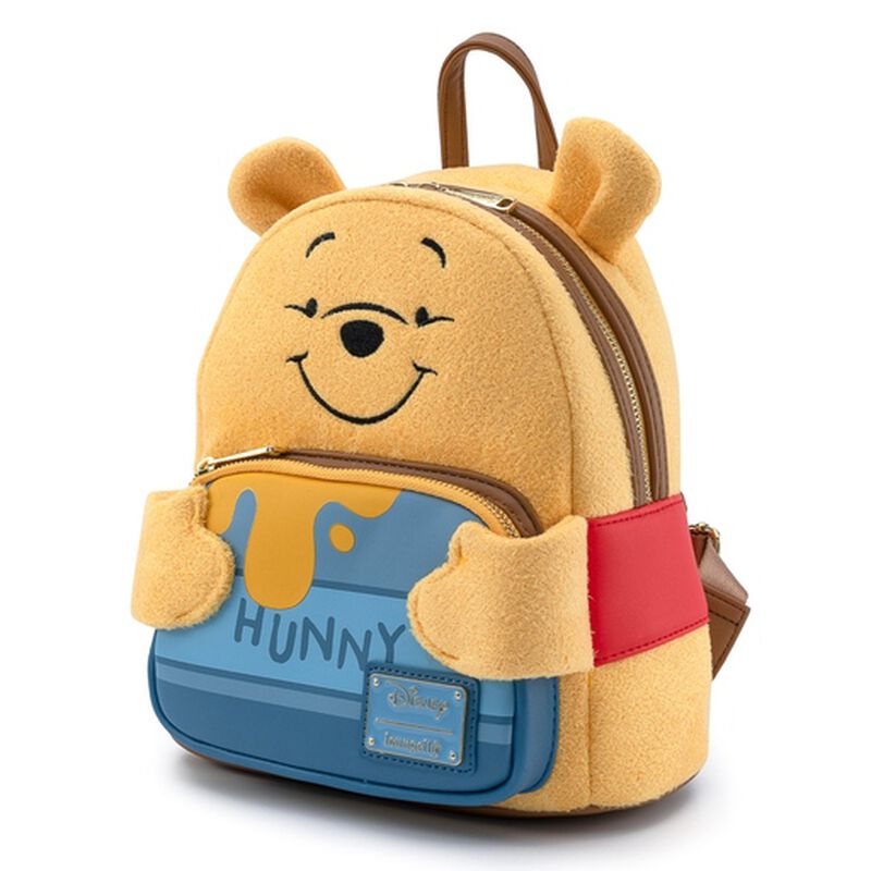 LOUNGEFLY : DISNEY - Winnie The Pooh Felt Honey Tummy Mini Backpack