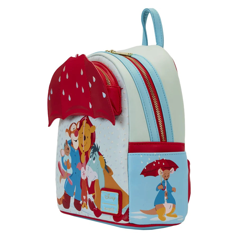 LOUNGEFLY : DISNEY - Winnie The Pooh  & Friends Rainy Day Mini Backpack