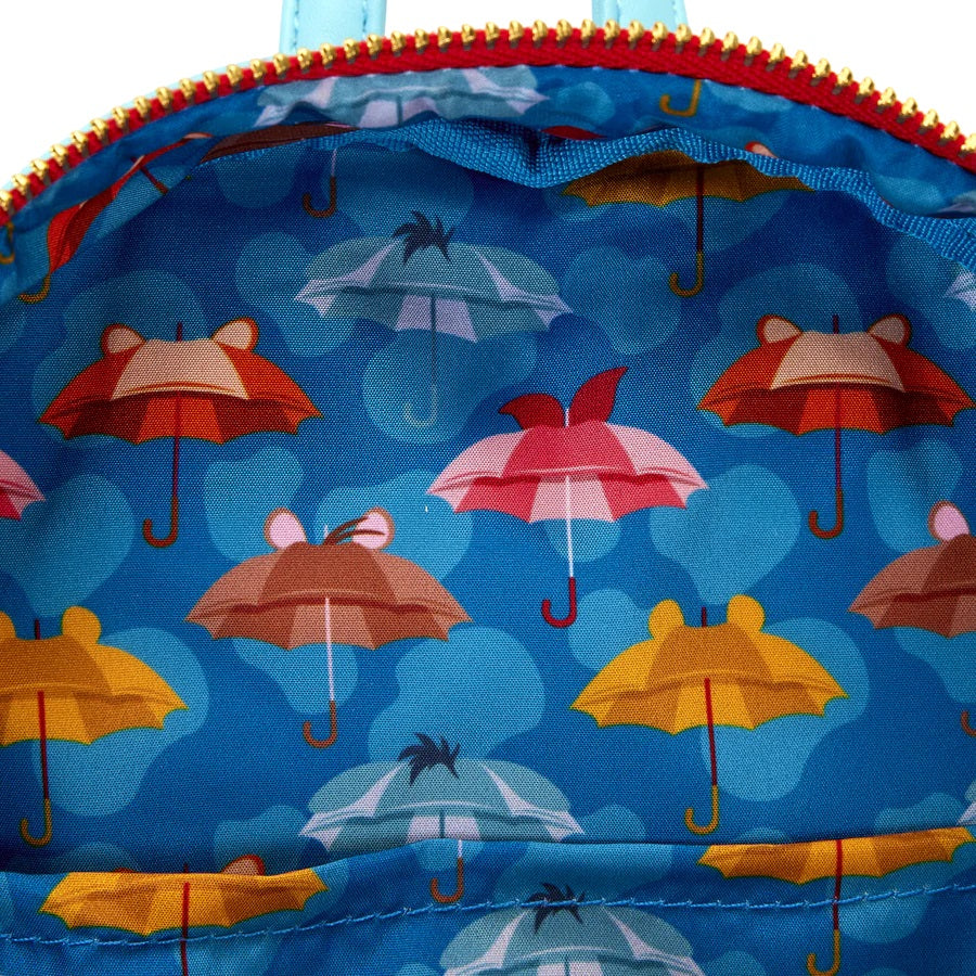 LOUNGEFLY : DISNEY - Winnie The Pooh  & Friends Rainy Day Mini Backpack