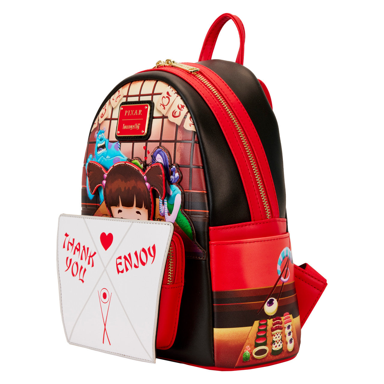 LOUNGEFLY : PIXAR - Monsters Inc Boo Takeout Mini Backpack